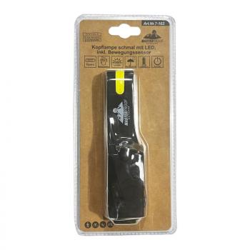 Masterproof Stirnlampe, Kopflampe mit LED und Bewegungssensor